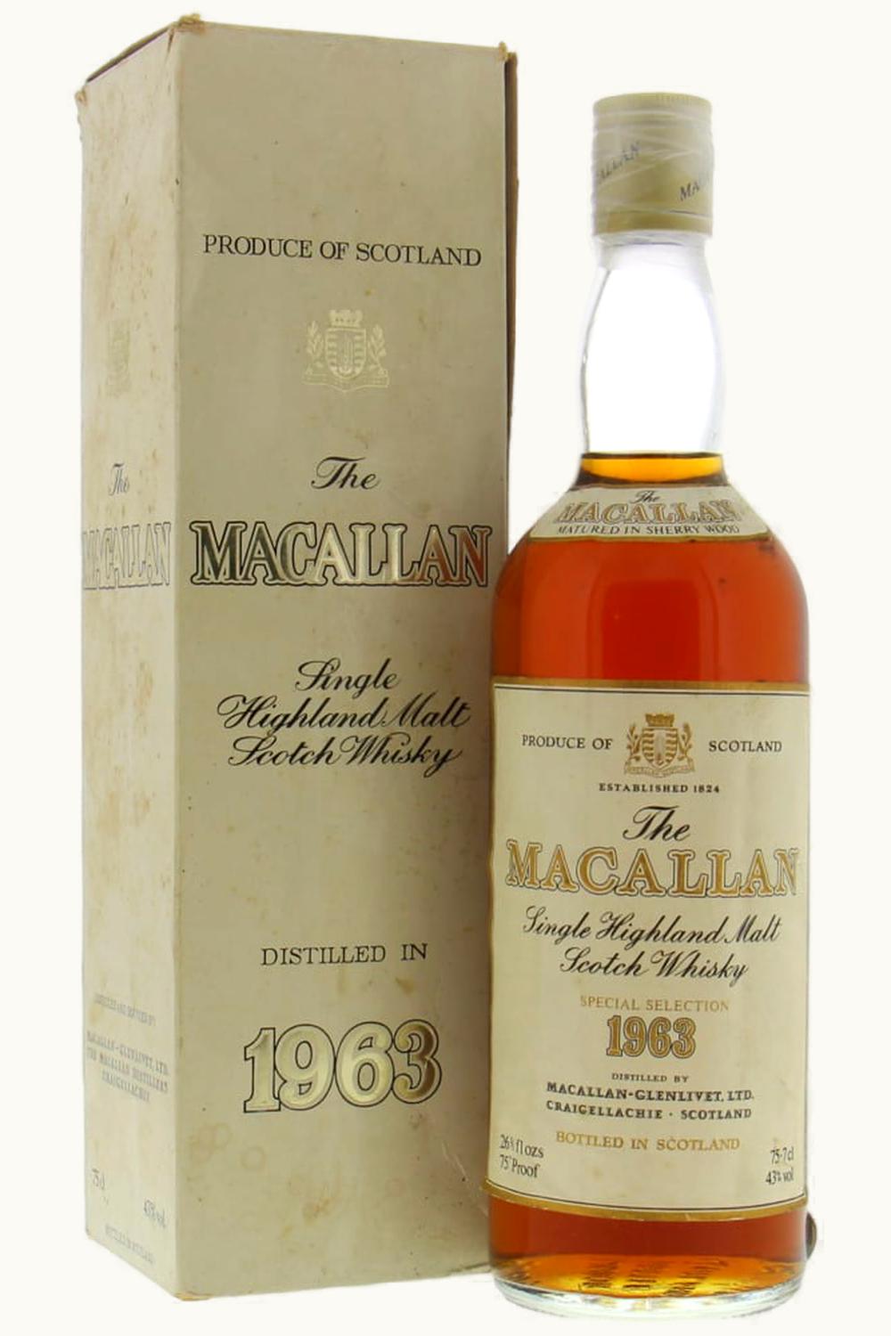 The Macallan The Macallan Select Single Malt Scotch Whisky, 1963