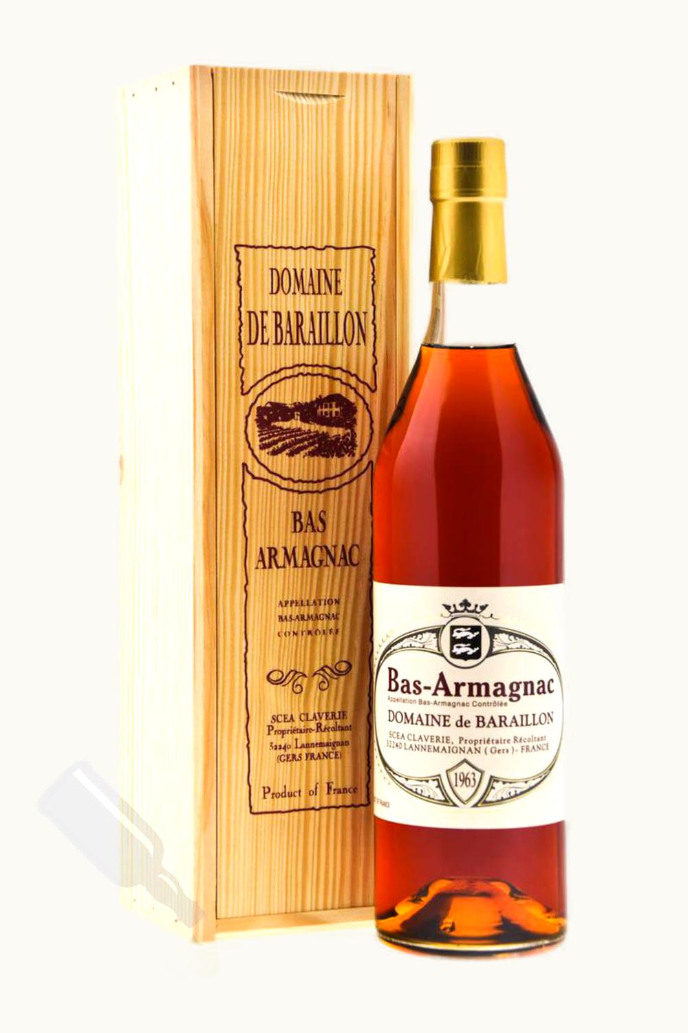 Claverie Domaine Baraillon Claverie Domaine Baraillon Vintage Bas Armagnac, 1963