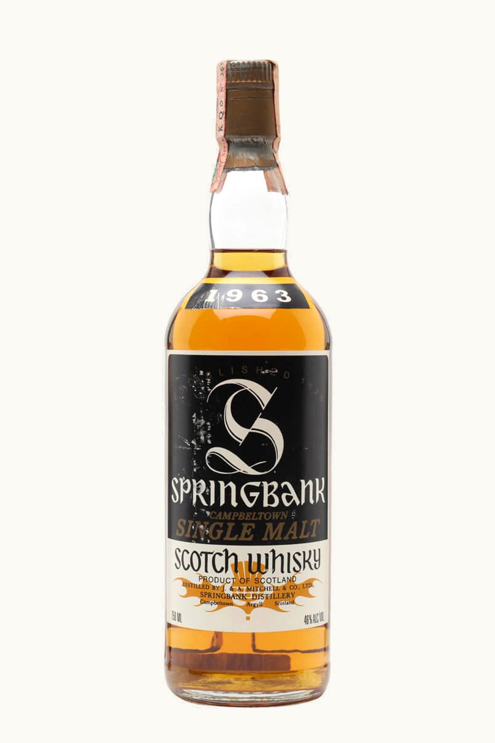 Springbank Springbank Vintage Single Malt Scotch Whisky, 1963