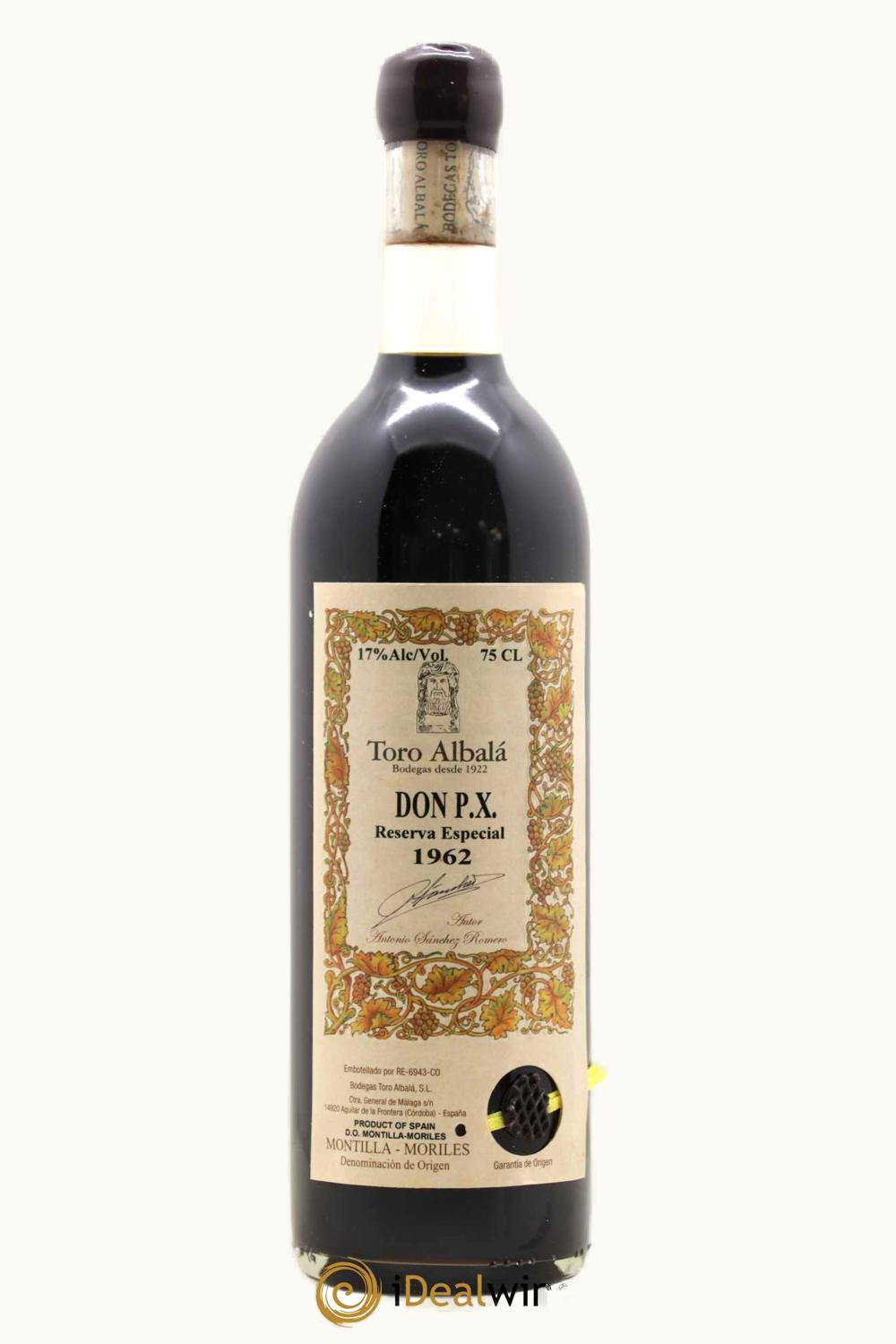 Toro Albala Don Pedro Ximenez Reserva Especial, 1962