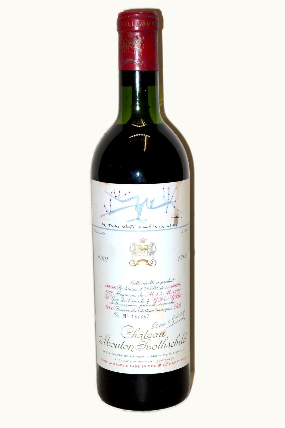 Château Mouton Rothschild Pauillac, 1962