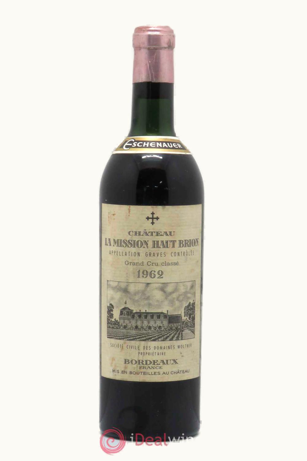 Château La Mission Haut-Brion Château La Mission Haut-Brion Pessac-Léognan, 1962