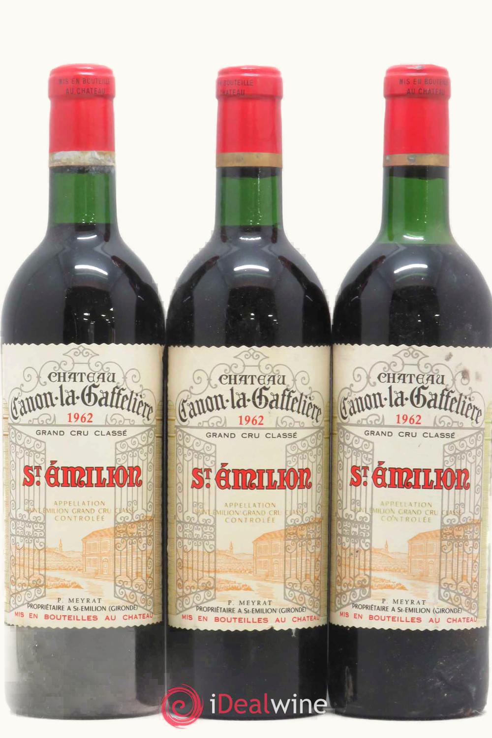 Château Canon-la-Gaffelière Château Canon-la-Gaffelière St. Émilion Grand Cru, 1962