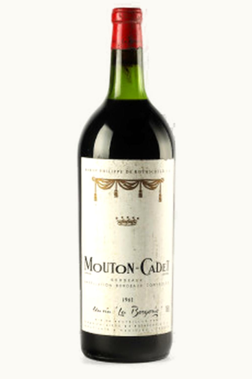 Baron Philippe de Rothschild Baron Philippe de Rothschild Mouton Cadet, Bordeaux, France, 1961