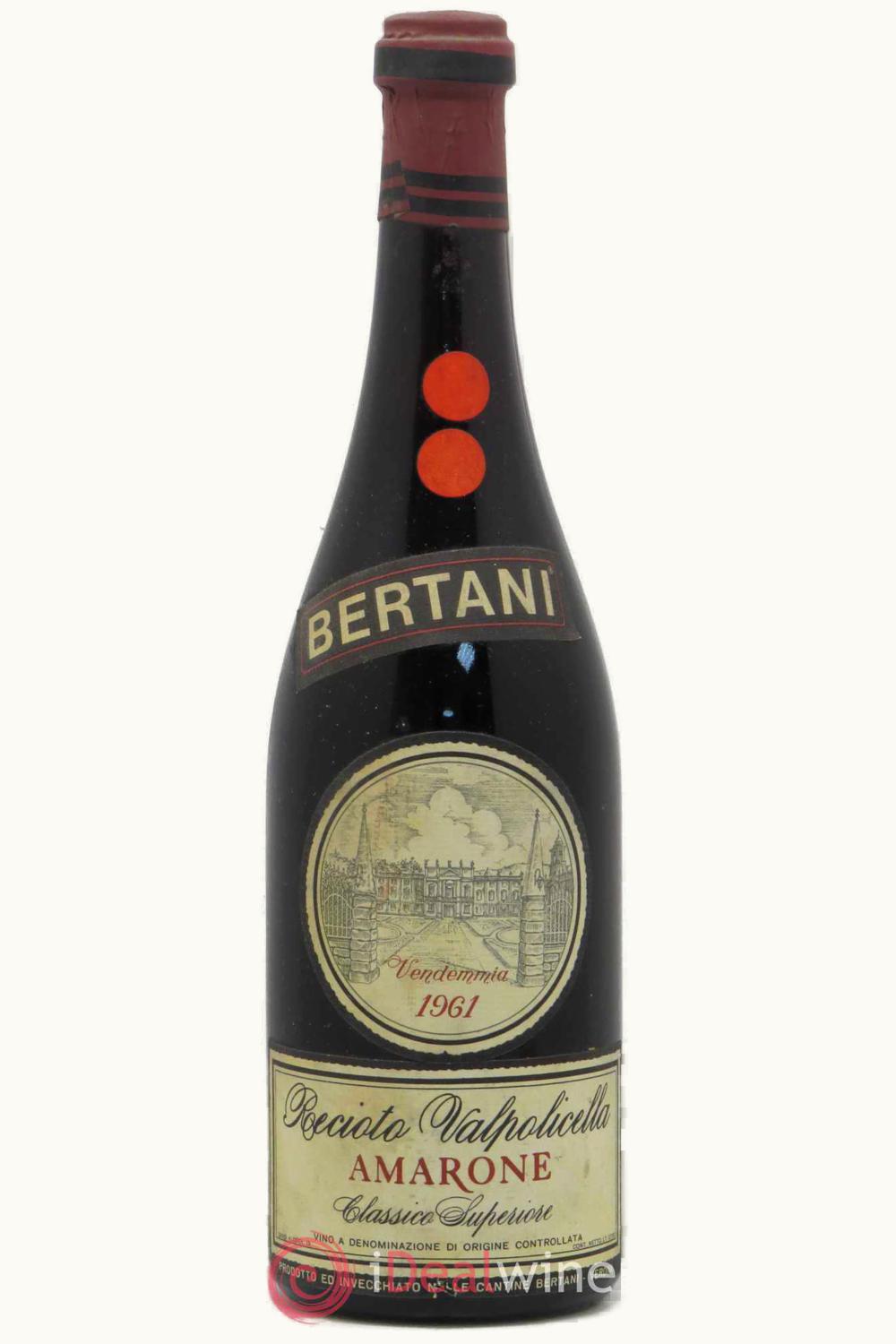 Bertani Bertani DOCG Amarone della Valpolicella Classico, Veneto, Italy, 1961