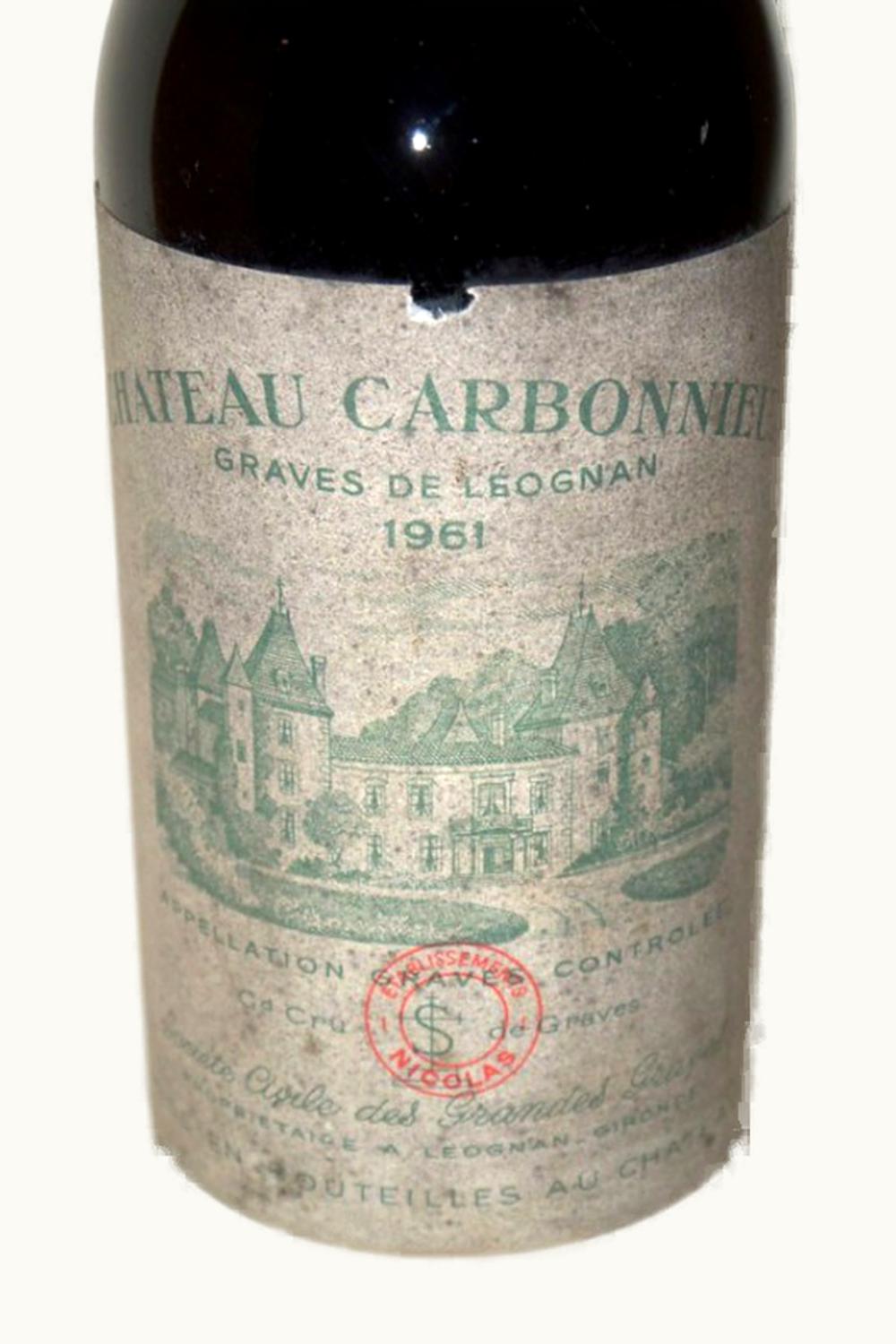 Chateau Carbonnieux Chateau Carbonnieux Pessac-Léognan, Bordeaux, 1961