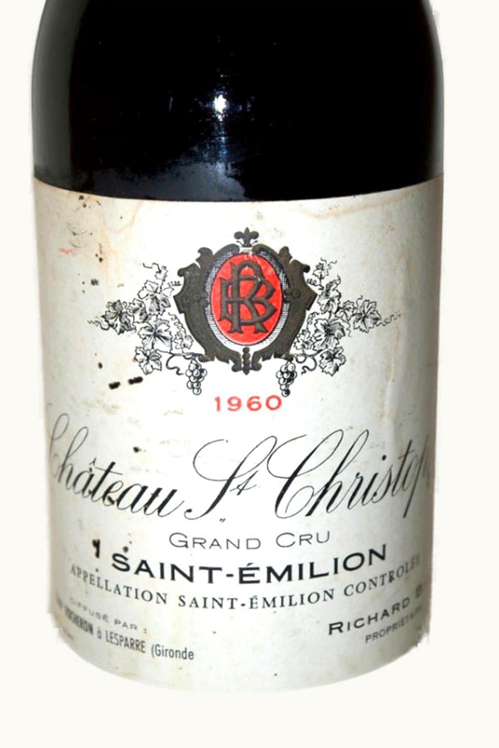 Tour St. Christophe Tour St. Christophe St. Émilion Grand Cru, Bordeaux, 1961