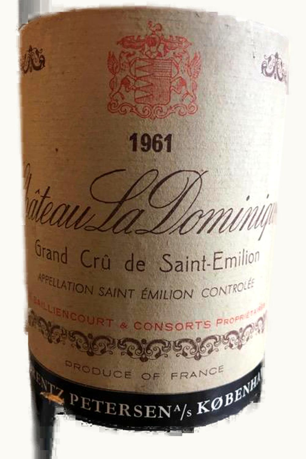 Château La Dominique La Dominique St. Émilion Grand Cru, Bordeaux, 1961