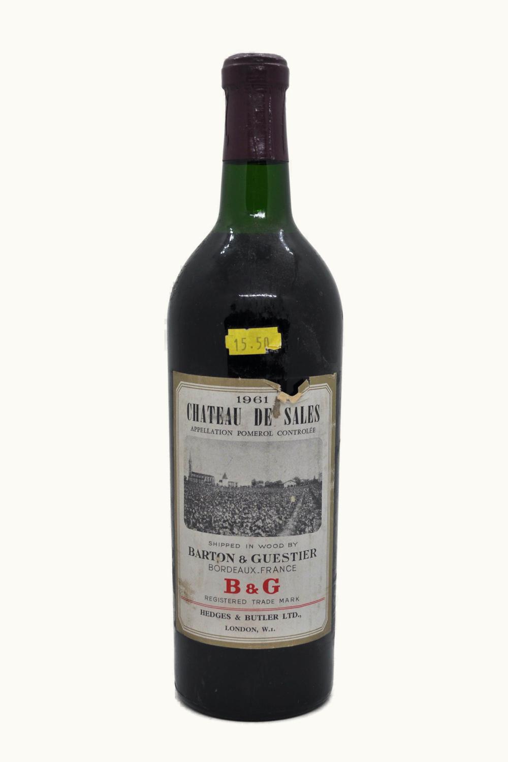 Château de Sales Château de Sales Pomerol, Bordeaux, 1961
