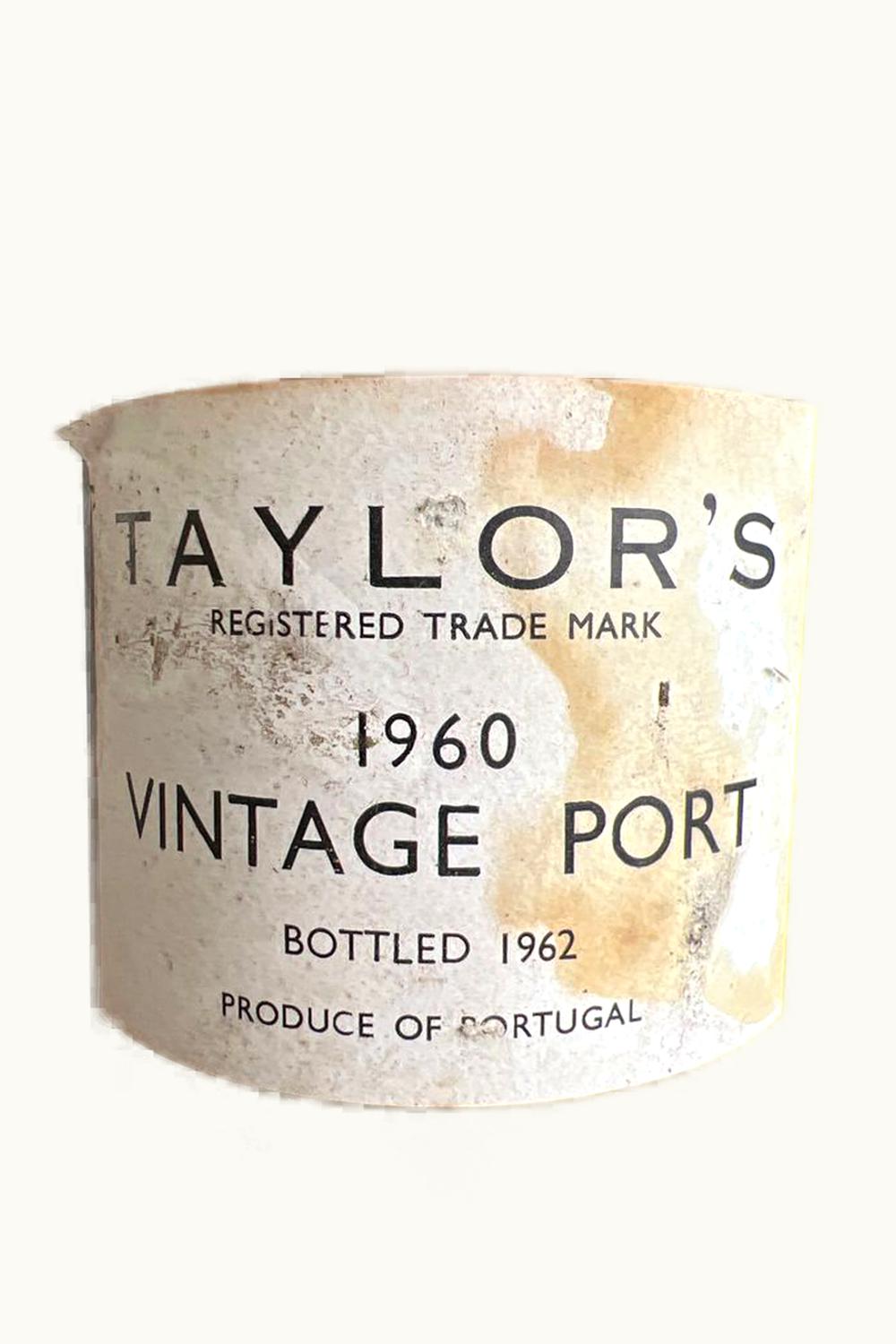 Taylor Fladgate Vintage Port, Oporto, Douro, Portugal, 1960