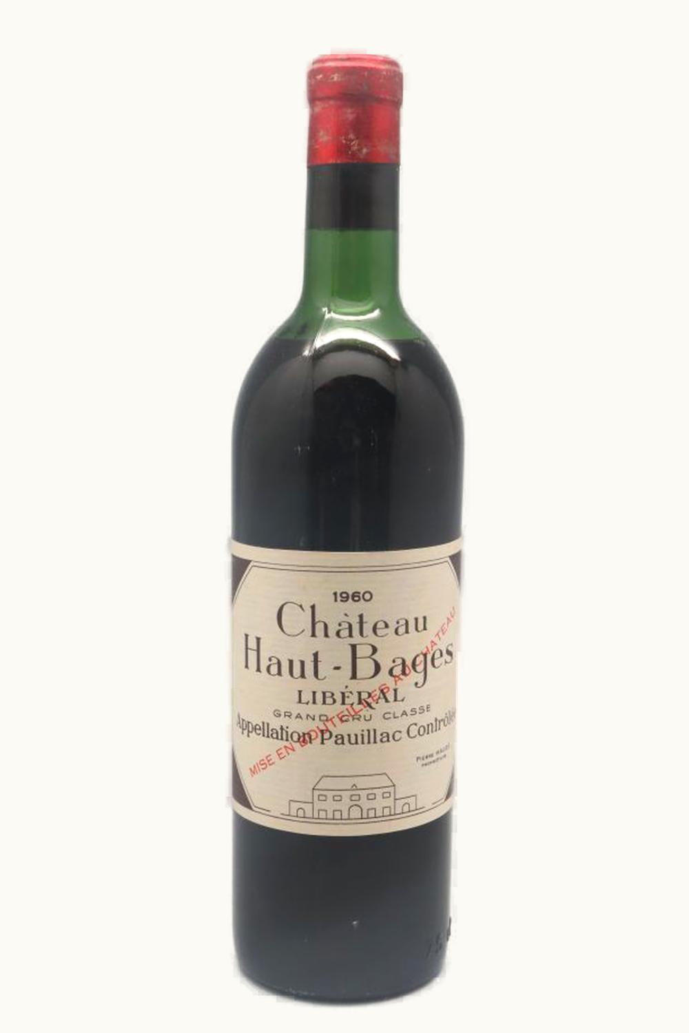 Château Haut-Bages-Libéral Château Haut-Bages-Libéral Pauillac, Médoc, Bordeaux, 1960