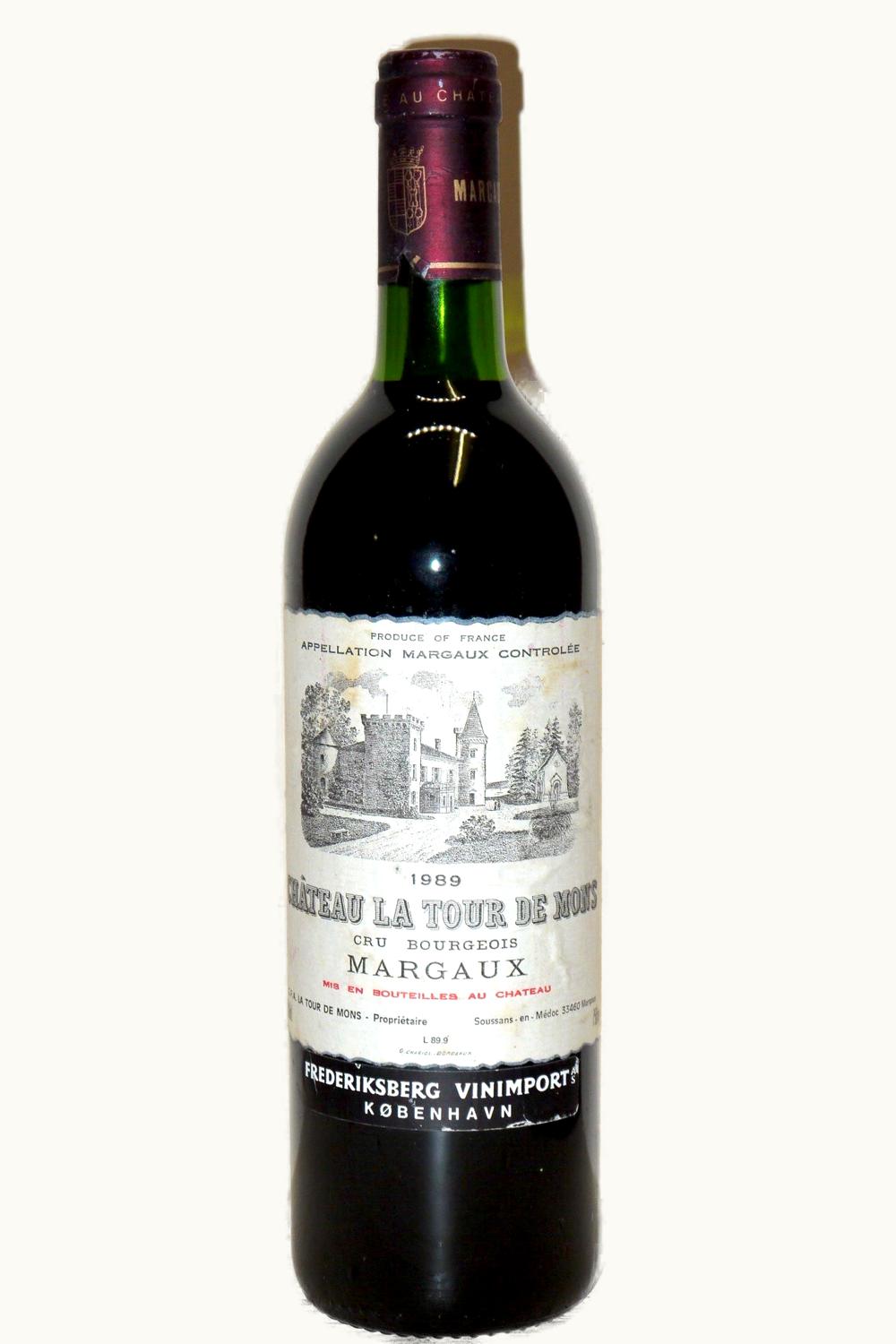 La Tour de Mons La Tour de Mons Margaux, Médoc, Bordeaux, 1960