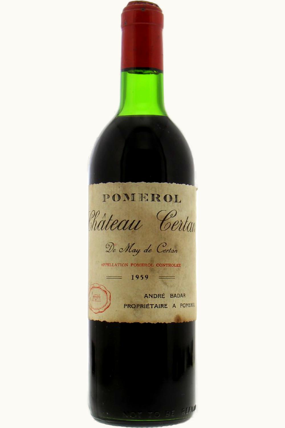 Certan de May Certan de May Pomerol, Bordeaux, 1959