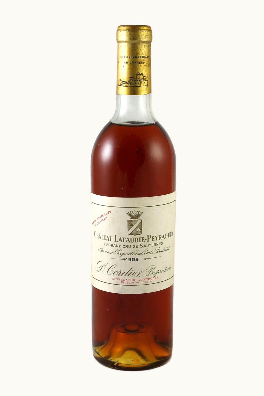 Château Lafaurie-Peyraguey Château Lafaurie-Peyraguey Sauternes, Bordeaux, 1959