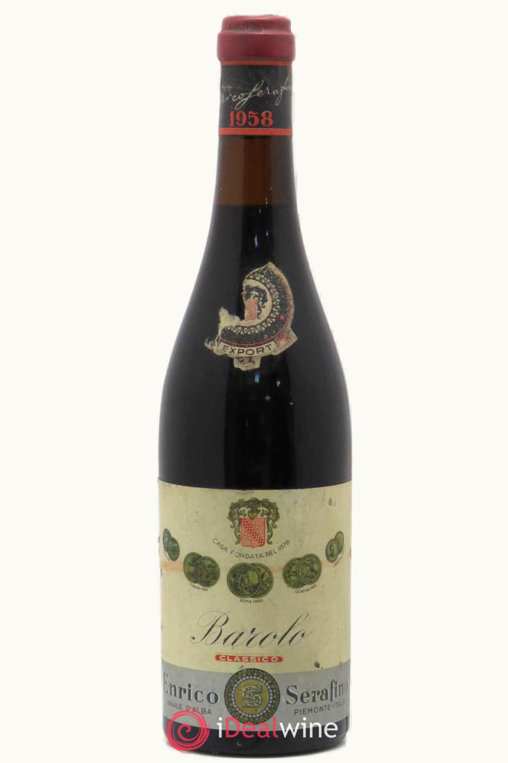 Enrico Serafino Enrico Serafino Monclivio DOCG Barolo, Piemonte, Italy, 1958