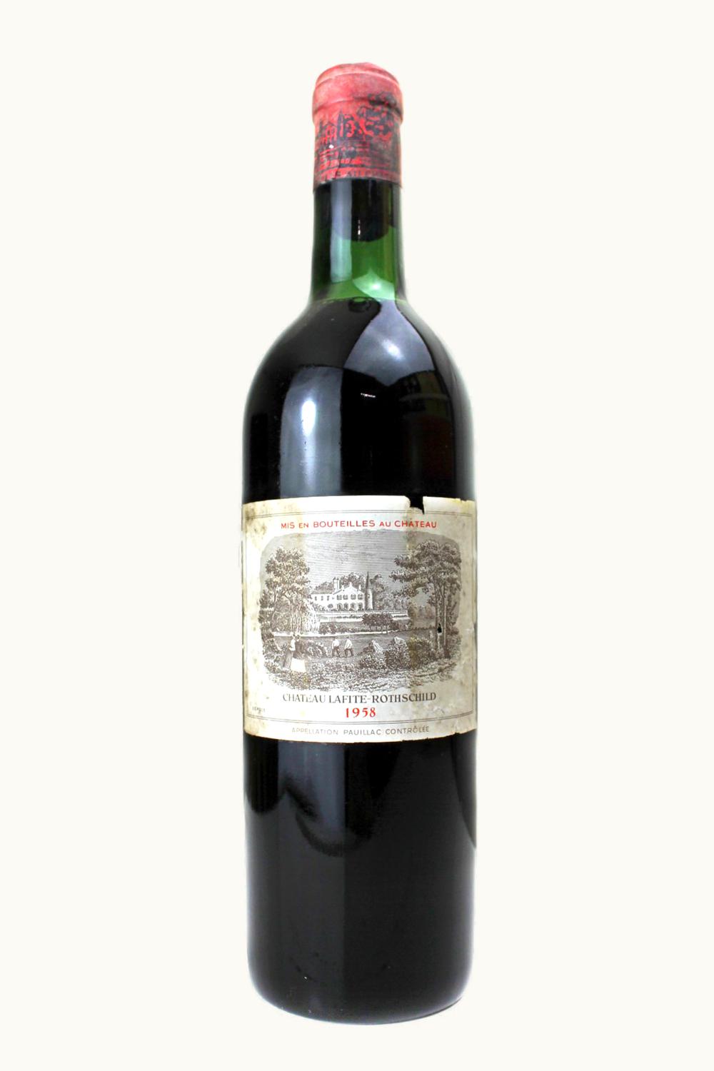 Château Lafite Rothschild Pauillac, Médoc, Bordeaux, 1958