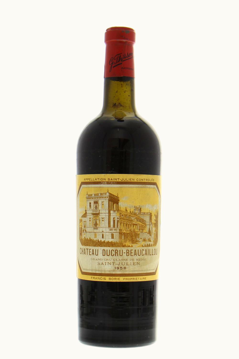 Château Ducru-Beaucaillou Château Ducru-Beaucaillou St. Julien, Médoc, Bordeaux, 1958