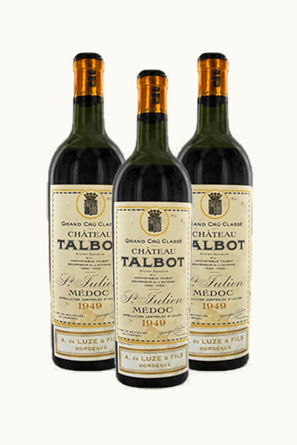 Chateau Talbot Chateau Talbot St. Julien, Médoc, Bordeaux, 1958