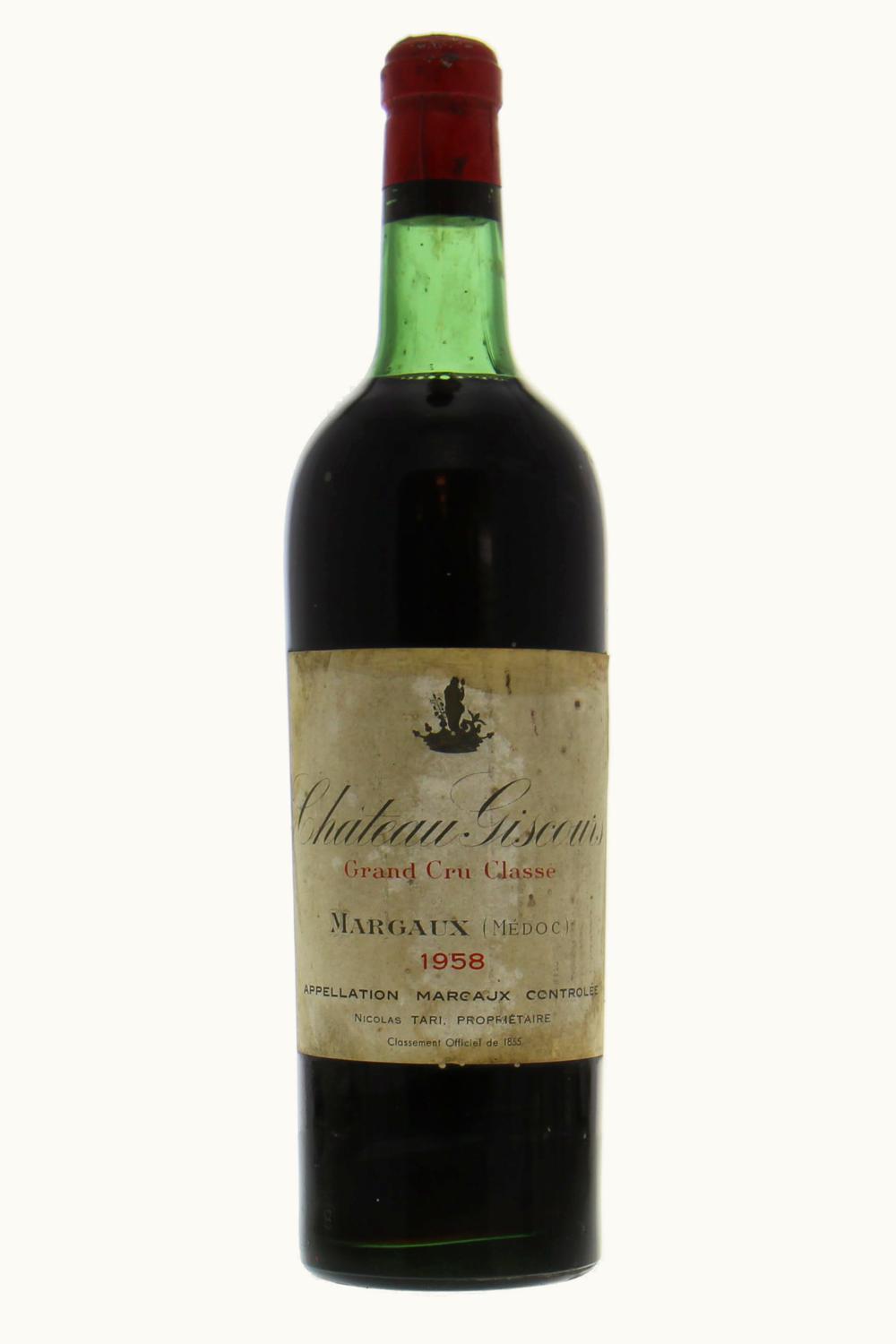 Château Giscours Château Giscours Margaux, Médoc, Bordeaux, 1958