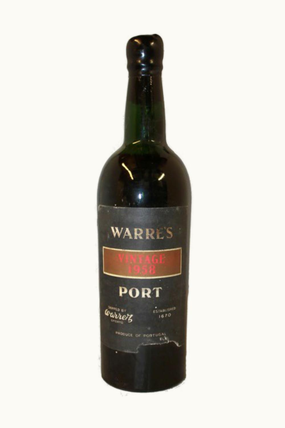 Warre's Warre's Vintage Port Oporto, Douro, Portugal, 1958