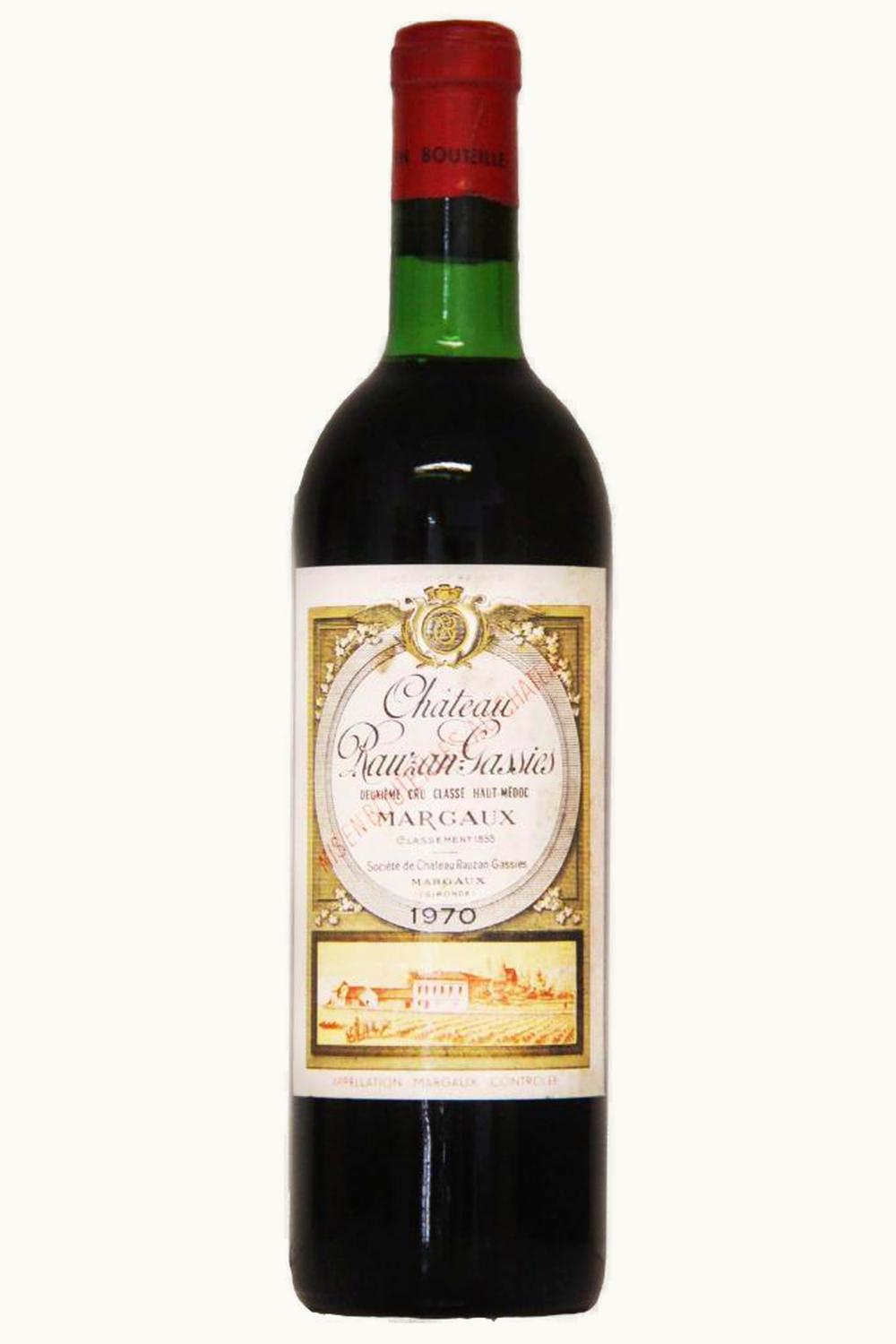 Château Rauzan-Gassies Château Rauzan-Gassies Margaux, Médoc, Bordeaux, 1958