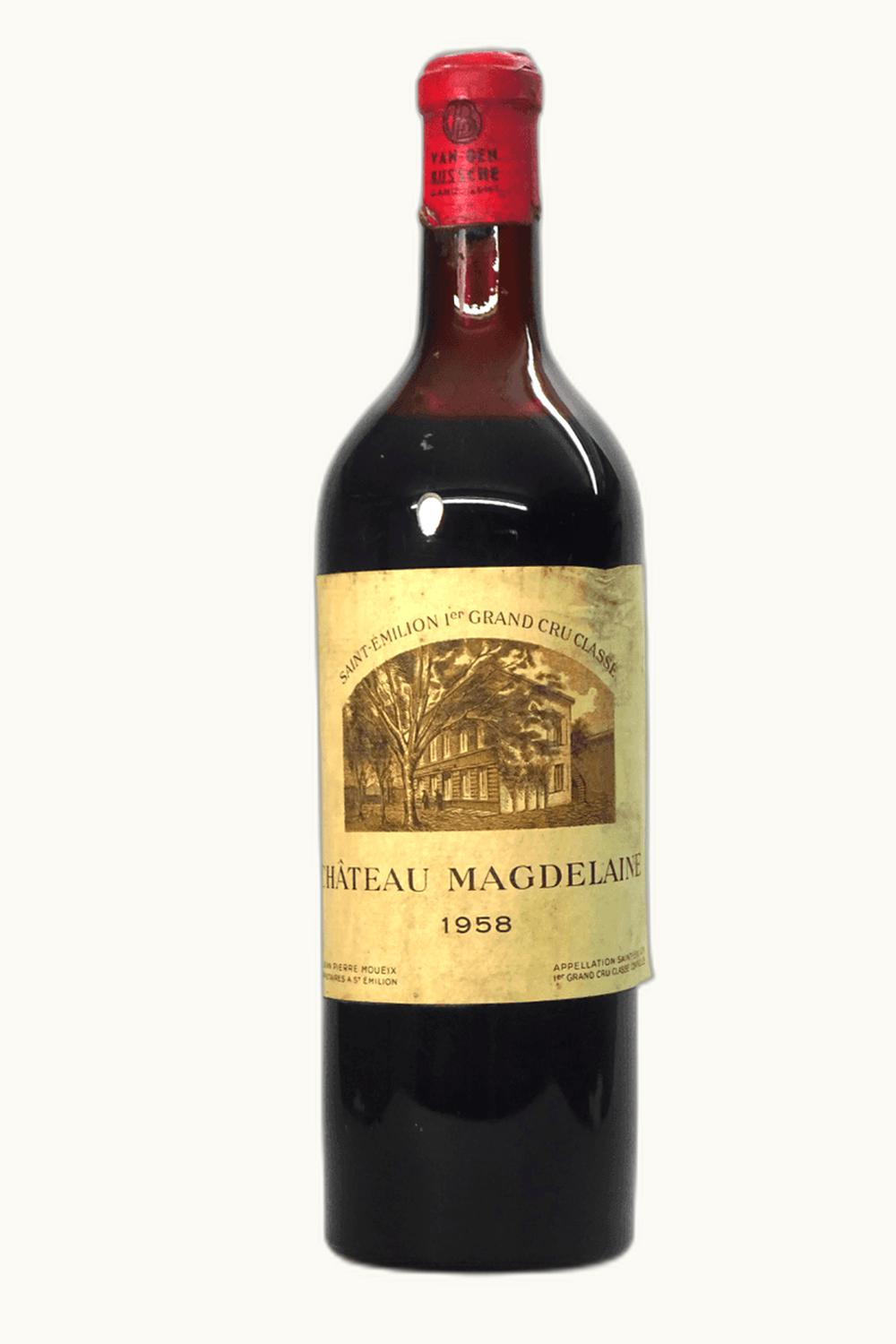 Château Magdelaine Magdelaine St. Emilion Grand Cru, Bordeaux, 1958