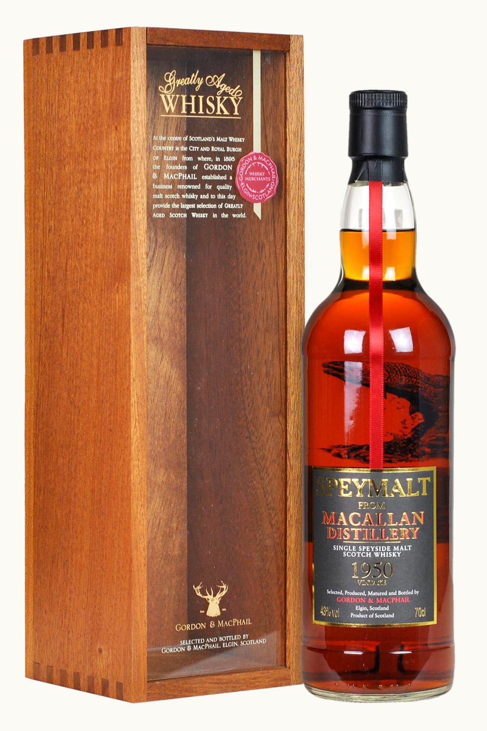 Gordon & MacPhail Gordon & MacPhail Speymalt Macallan Single Malt Scotch Whisky, Speyside Highlands, Scotland, 1958