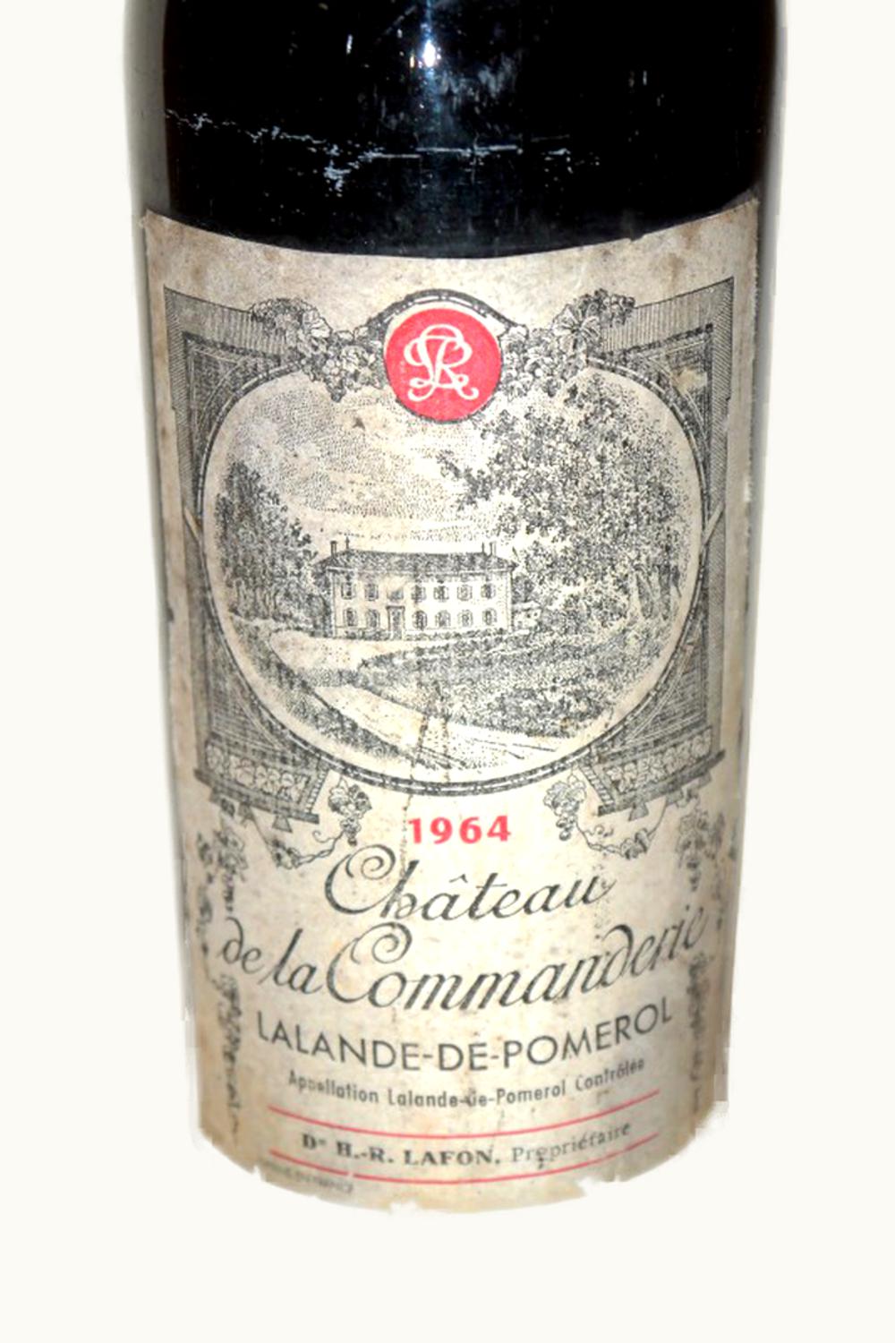 Château de la Commanderie Château de la Commanderie Lalande de Pomerol, Bordeaux, 1958