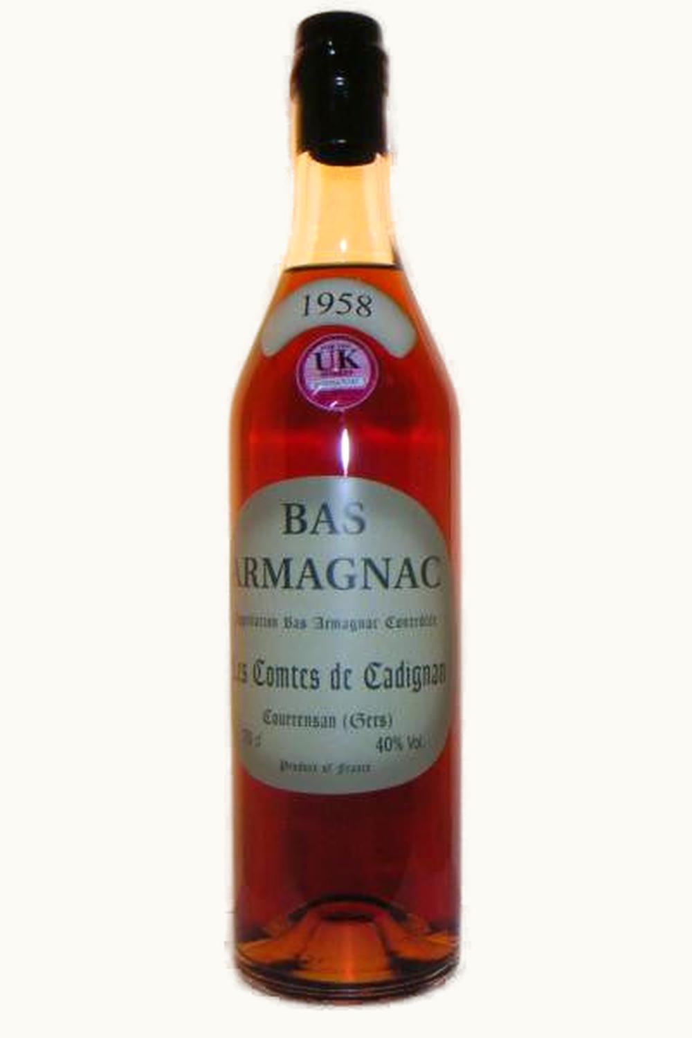 Les Comtes de Cadignan Les Comtes de Cadignan Vintage Bas-Armagnac, France, 1958