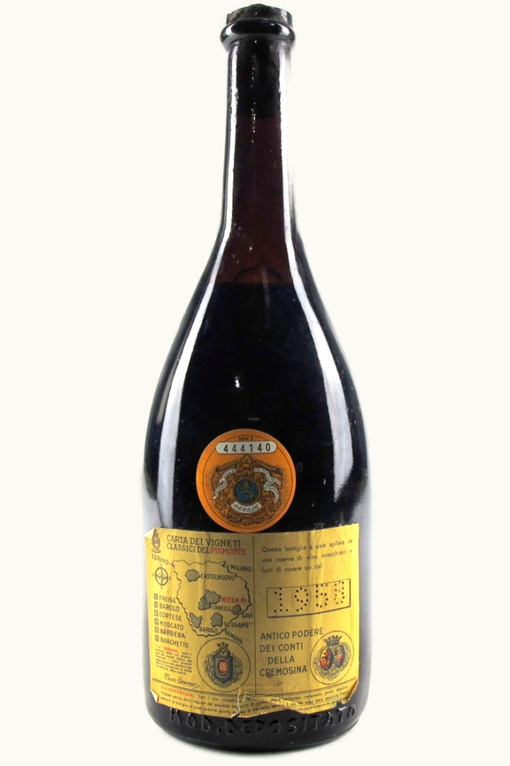 Bersano Bersano DOCG Barolo, Piemonte, Italy, 1958