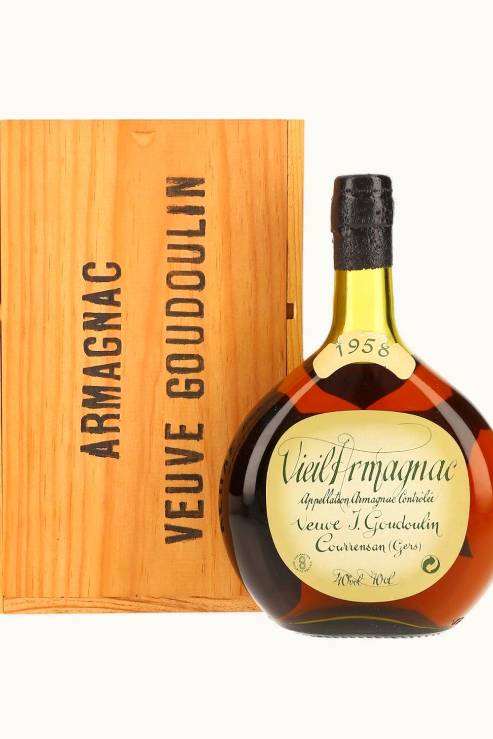 Veuve J. Goudoulin Veuve J. Goudoulin Vintage Armagnac, France, 1958