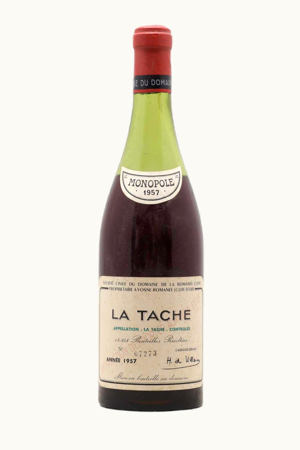 Domaine de la Romanée-Conti Domaine de la Romanée-Conti La Tâche Grand Cru Monopole, Côte de Nuits, Vosne-Romanée, Burgundy, 1957