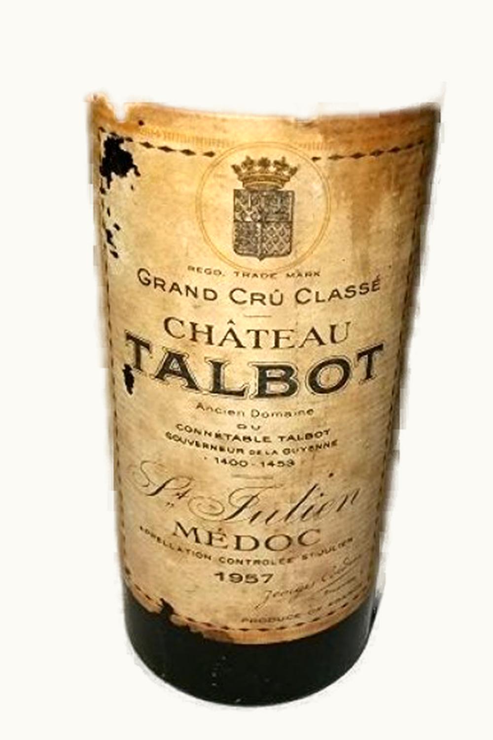 Chateau Talbot Chateau Talbot St. Julien, Médoc, Bordeaux, 1957