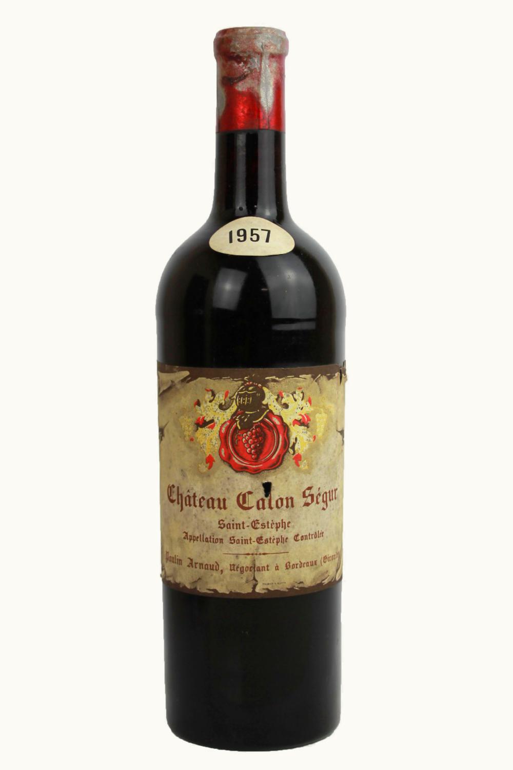 Château Calon-Ségur Château Calon-Ségur St. Estèphe, Médoc, Bordeaux, 1957