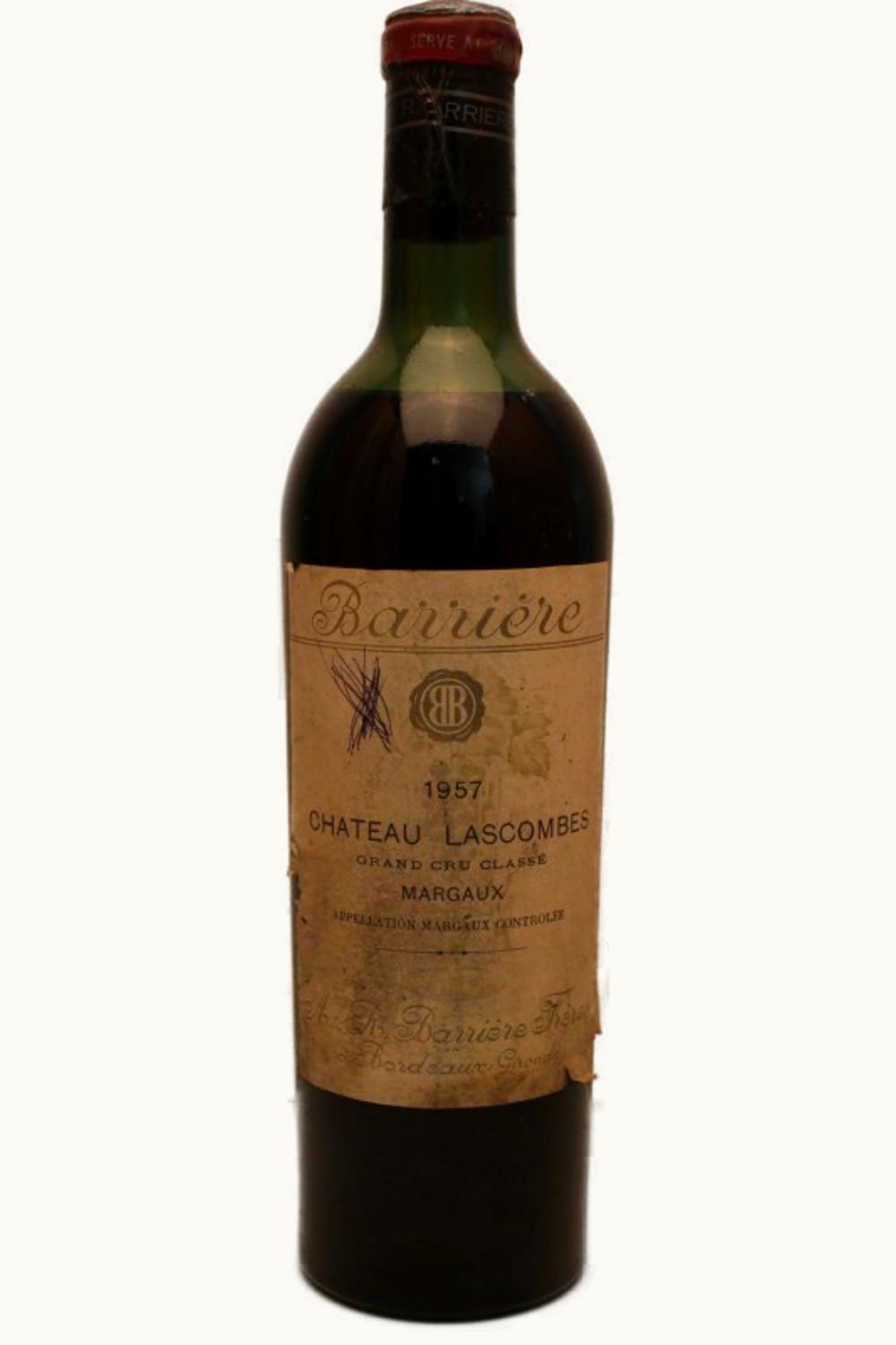 Château Lascombes Château Lascombes Margaux, Médoc, Bordeaux, 1957