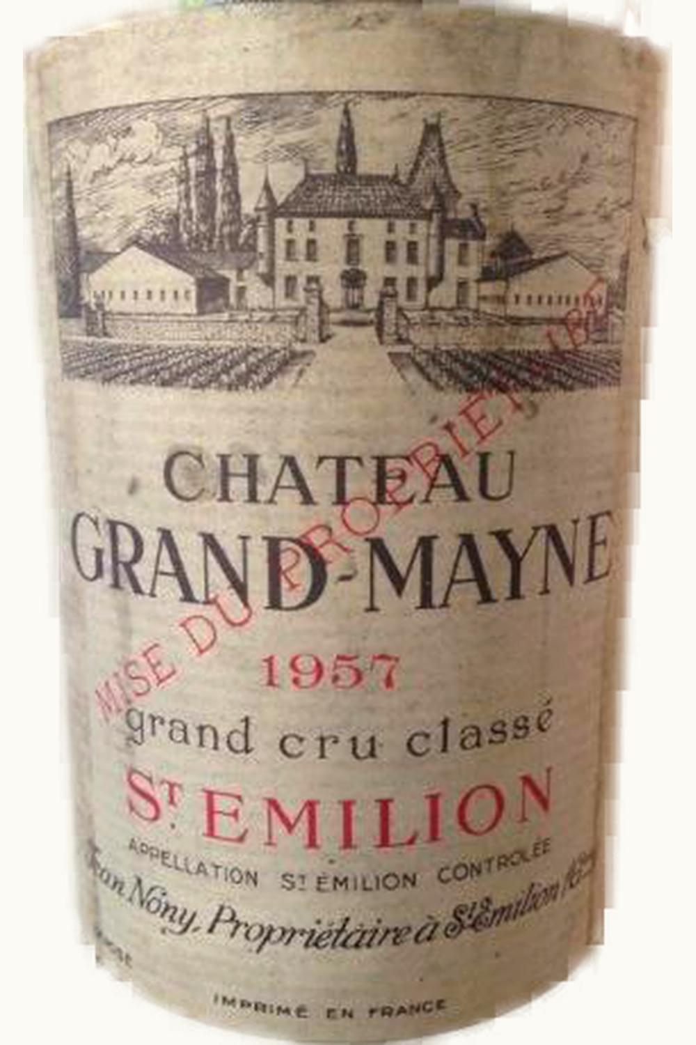 Château Grand Mayne Château Grand Mayne Cru St. Emilion, Bordeaux, France, 1957