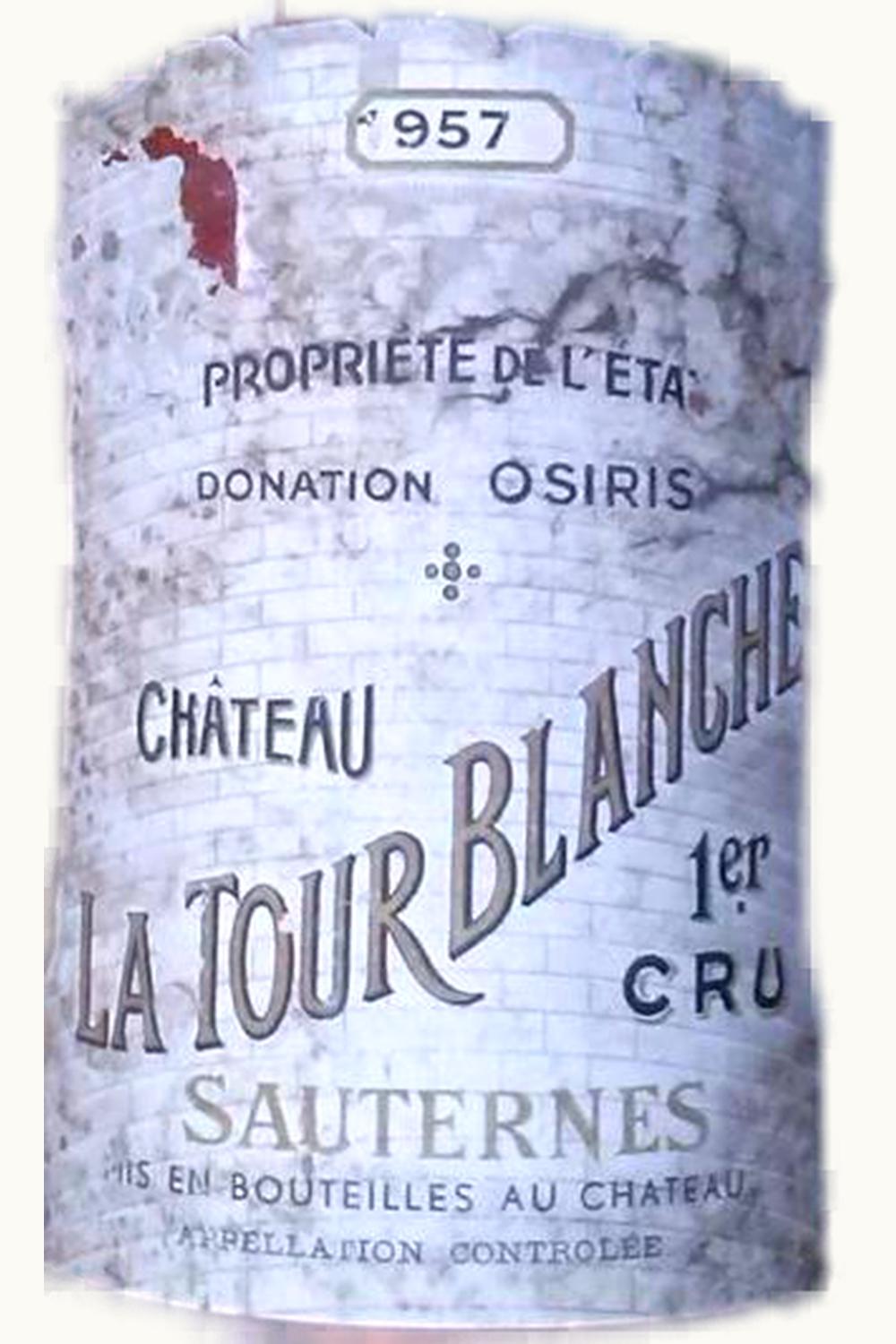 Château La Tour Blanche Château La Tour Blanche Sauternes, Bordeaux, France, 1957