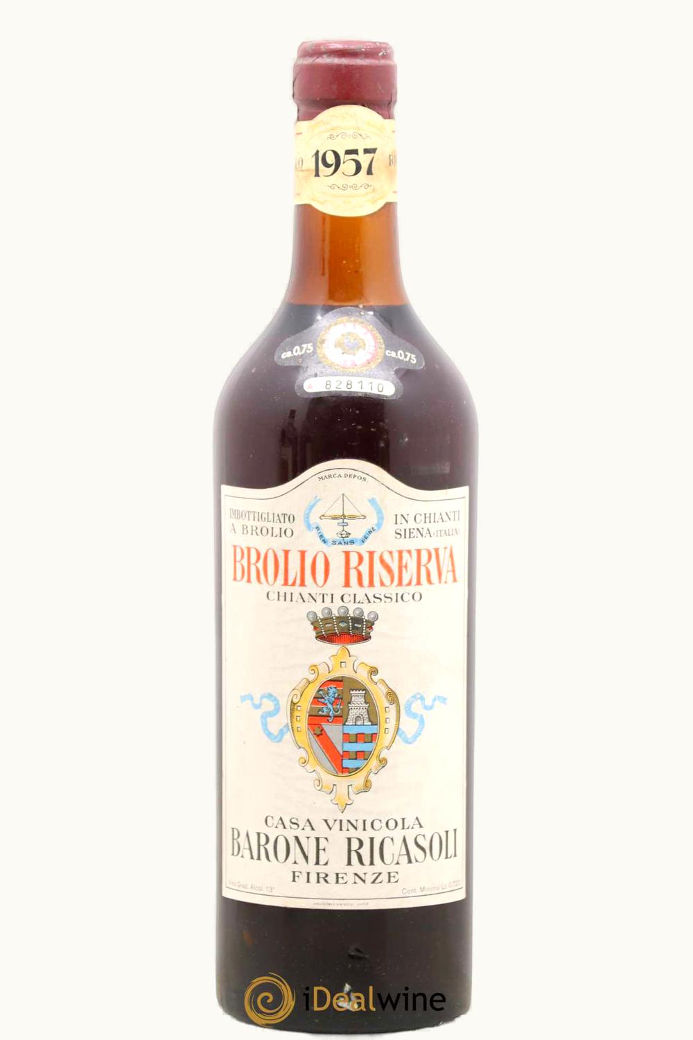 Barone Ricasoli Barone Ricasoli DOCG Chianti Classico, Tuscany, Italy, 1957 UZ0716096