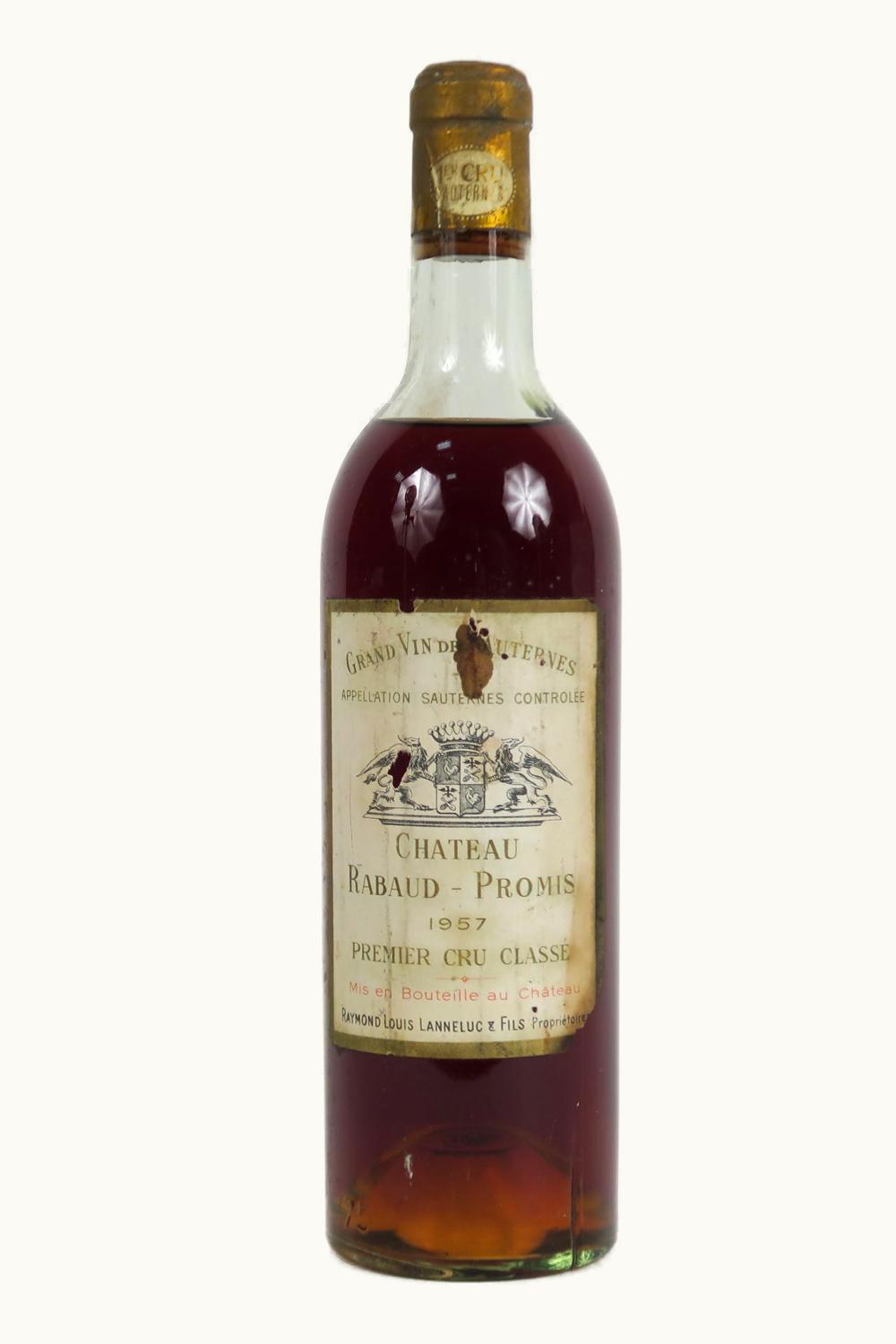 Château Rabaud-Promis Château Rabaud-Promis Sauternes, Bordeaux, France, 1957
