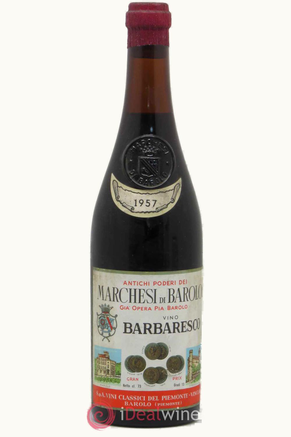 Marchesi di Barolo Marchesi di Barolo DOCG Barbaresco, Piemonte, Italy, 1957