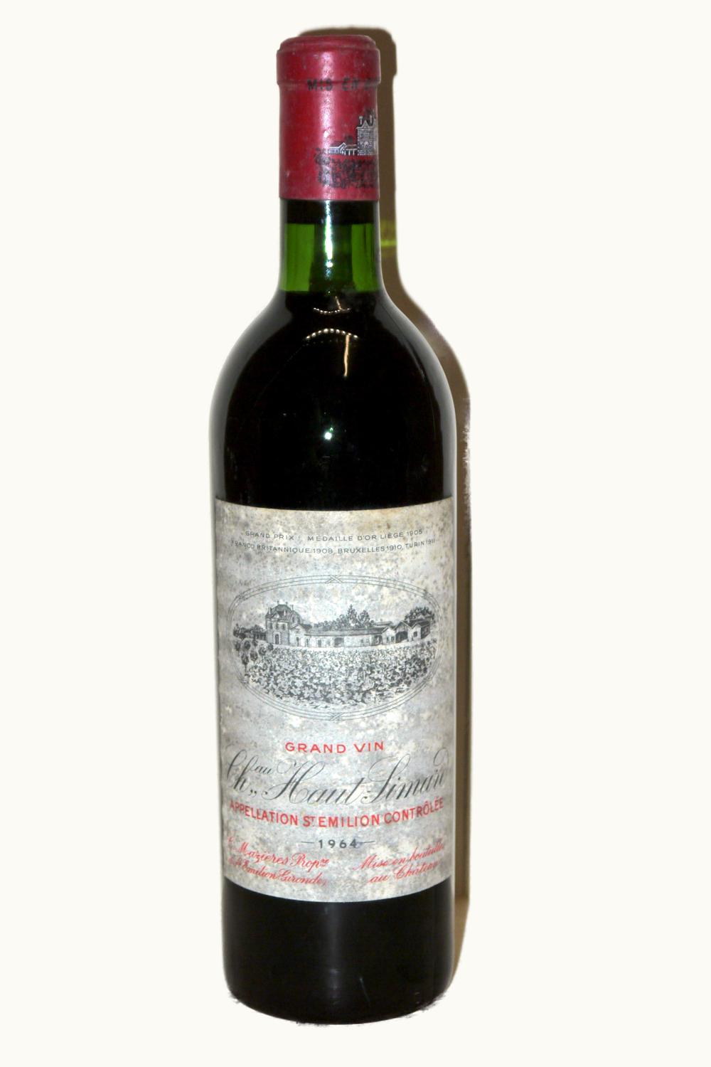 Haut Simmard Haut Simmard St. Emilion, Bordeaux, France, 1957