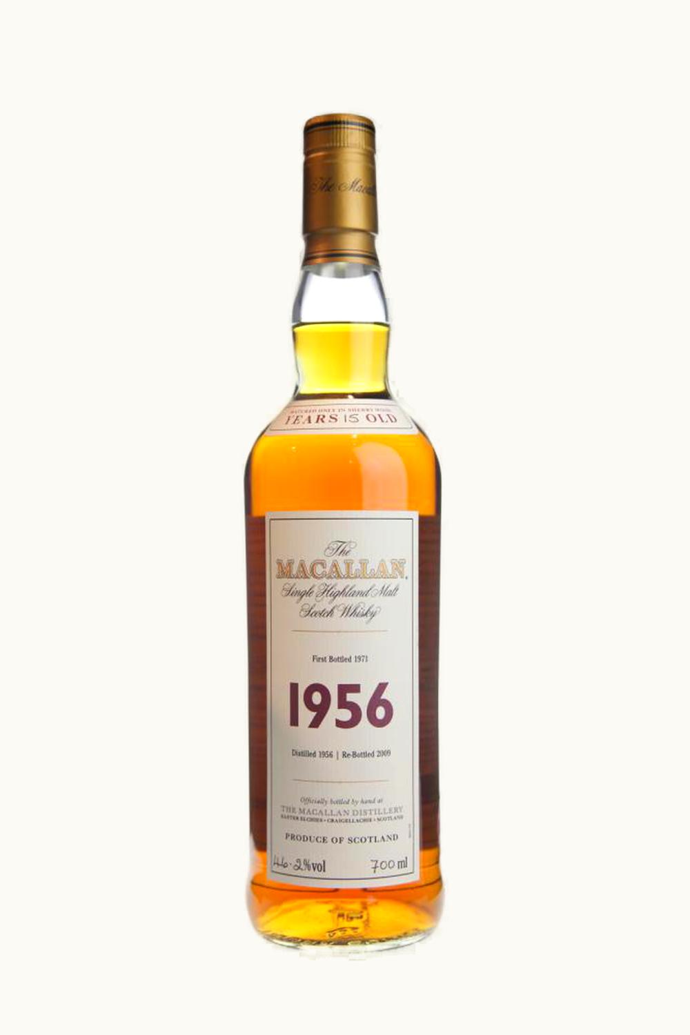 The Macallan The Macallan Fine Rare Vintage Single Malt Scotch Whisky, Speyside Highlands, Scotland, 1956