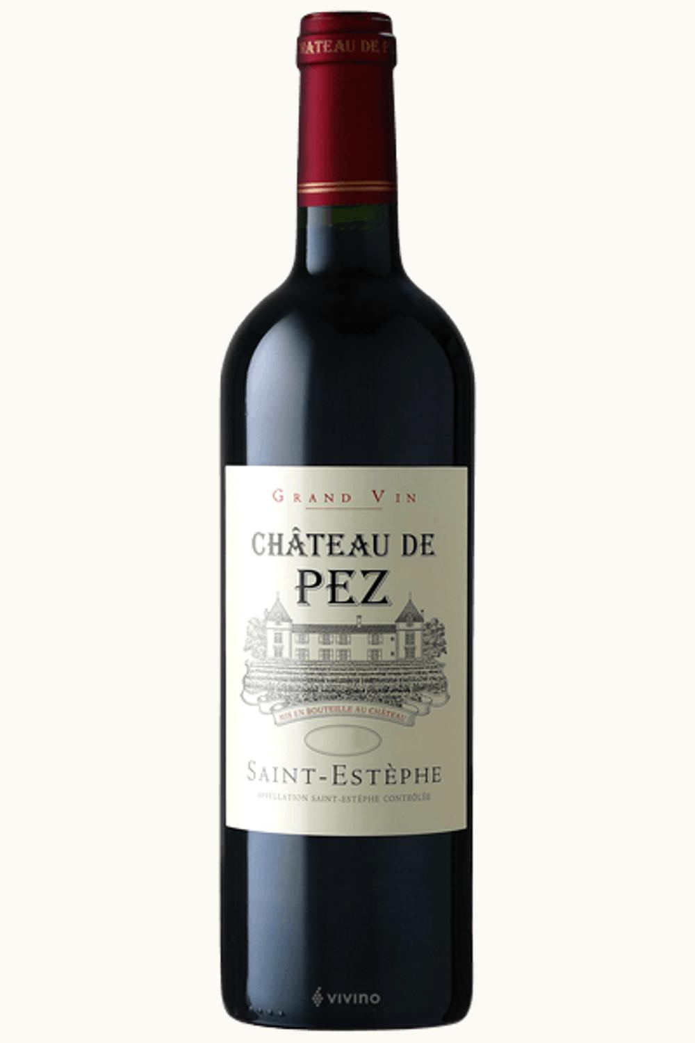 Château de Pez Château de Pez St. Estèphe, Médoc, Bordeaux, France, 1956