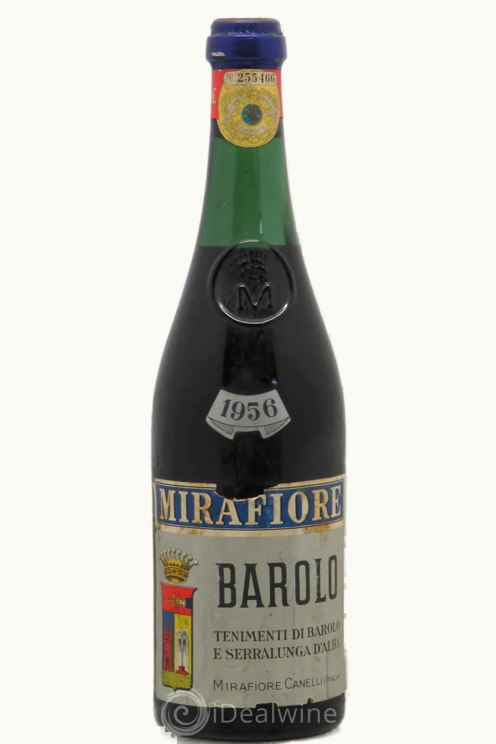 Mirafiore Mirafiore DOCG Barolo, Piemonte, Italy, 1956
