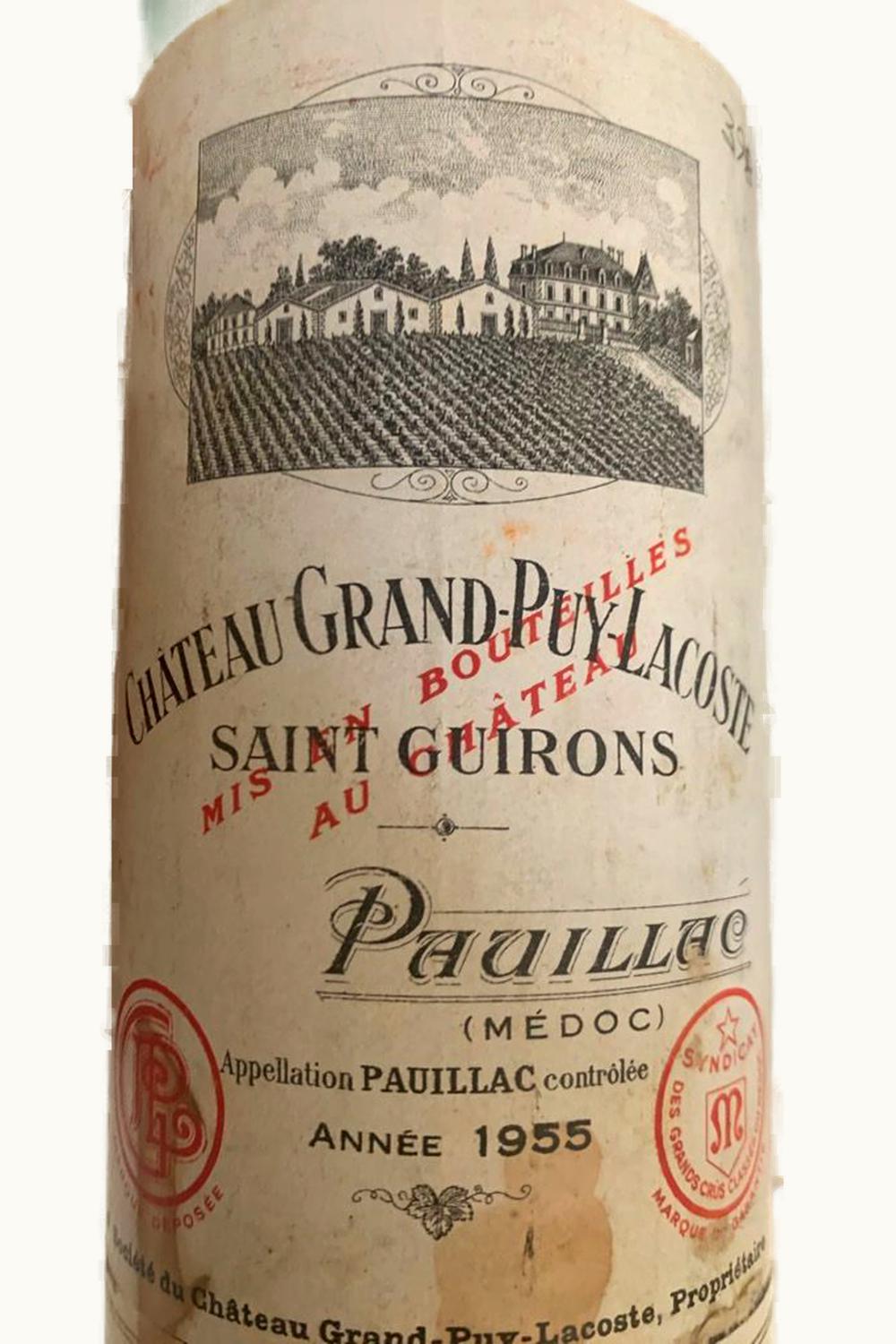 Château Grand-Puy-Lacoste Château Grand-Puy-Lacoste Pauillac, Médoc, Bordeaux, France, 1955