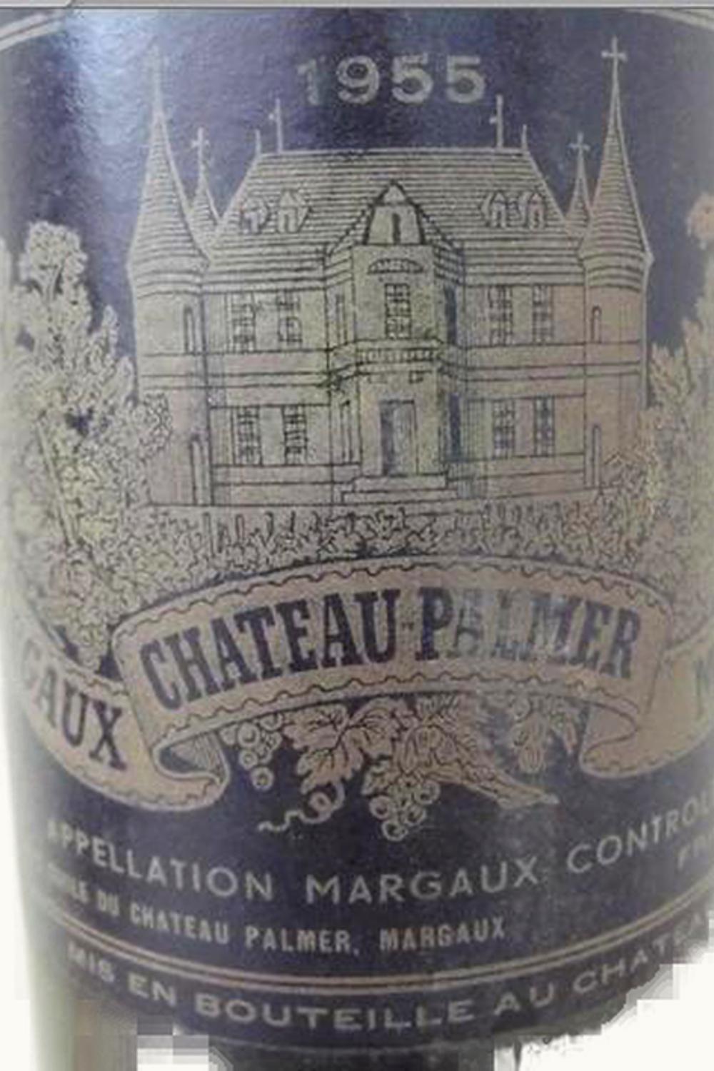 Château Palmer Château Palmer Margaux, Médoc, Bordeaux, France, 1955