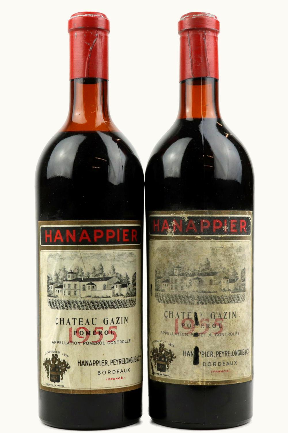 Château Gazin Gazin Pomerol, Bordeaux, France, 1955