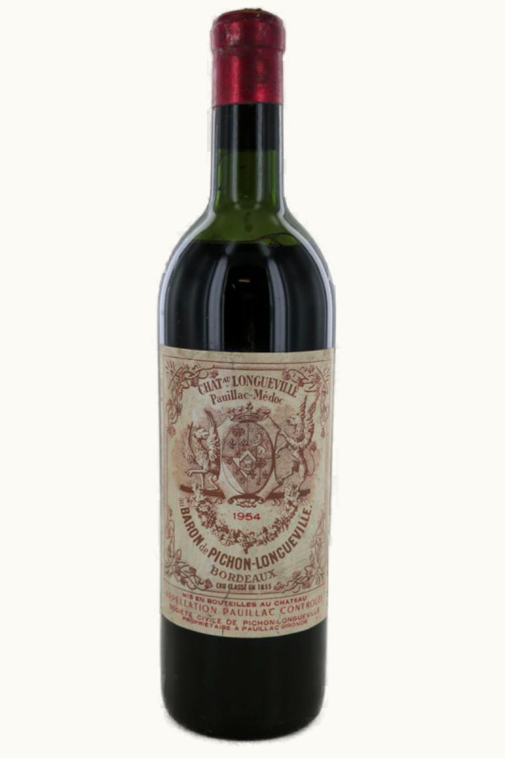 Château Pichon Longueville Baron Château Pichon Longueville Baron Pauillac, Médoc, Bordeaux, France, 1954