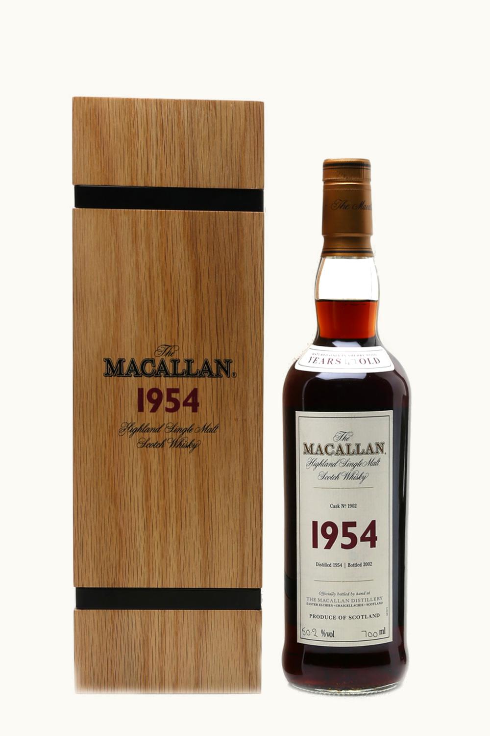 The Macallan The Macallan Fine Rare Vintage Single Malt Scotch Whisky, Speyside Highlands, Scotland, 1954