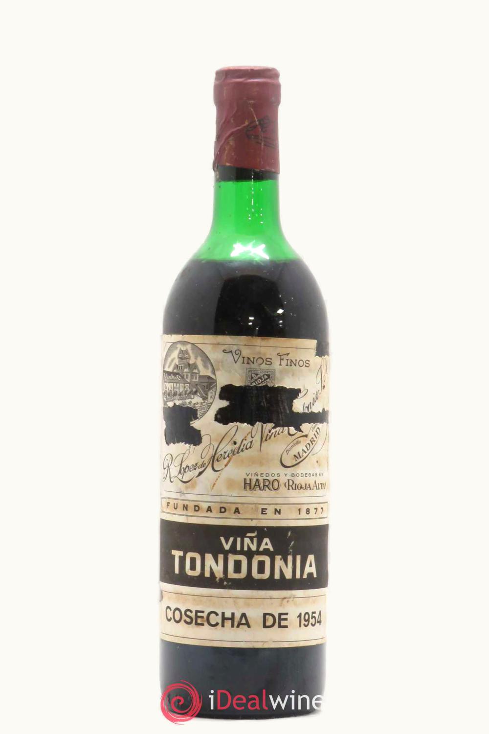 R. López de Heredia R. López de Heredia Viña Tondonia Reserva DOCa Rioja Alta, Spain, 1954